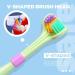 5-Pack Three-Sided Soft Toothbrushes for Adults | V-Shaped Design for Deep Cleaning Teeth & Gums - Buy Online on GoSupps.com