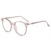 Firmoo blue light filter Reading glasses with presence 1.5x women men anti blue light computer glasses visual aid glass reading help reading glasses blind -free scratch -resistant 1.5x clear pink