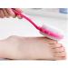 Foot Stone Exfoliating Brush with Pumice - Pink Shower Foot Scrubber - Buy Online on GoSupps.com
