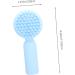 Didiseaon Silicone Face Brush Silicone Brush for Face Facial Scrub Brush Facial Exfoliator Brush Silicone Face Scrub Exfoliating Facial Brush Cleanser Silica Gel Double Sided 3d 11x5cm Sky-blue - Buy Online on GoSupps.com