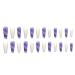 Sinlov 24pcs Coffin Fake Nails - Glossy Gradient Press On Ballerina Nails for Women & Girls (Viola) - Long Full Cover Artificial Nails - Buy Online on GoSupps.com