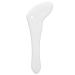 Gua Sha Board Ceramic White Skin Care glazed curved portable stencil massage device comfortable durable manual massage for body face back