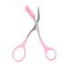 XCVFBVG Scissors Eyebrow Trimmer Scissors Comb Stainless Steel Brow Hair Scissors Clips Shaping Razor Grooming Trimmer Makeup Accessories(Color:Pink)