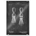 ArtboxONE Acrylic Glass Picture 30x20 cm - Abstract Shaving Brush Patent | Unique Barber Wall Art - Buy Online on GoSupps.com
