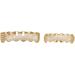 Teeth Set Bling Teeth Accessory Decoration for Halloween Party Hip Hop Show (Set of 12 upper and 8 lower blue diamonds) - Buy Online on GoSupps.com