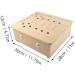 Buy Baluue Bamboo Healing Box - Traditional Chinese Moxibustion Solid Wood Moxa Stick Burner for Home & Salon | Warm Navel & Belly Relief - Buy Online on GoSupps.com