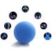 Verdant Touch Yoga Massage Ball Massage Ball Yoga Fascia Foot Massager Rubber Round Ball for Muscle Relaxation All Ages Blue