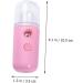 CANIGHT 2pcs Spray Hydrating Apparatus Facial Cleaner Beauty Sprayer Pink Cleaner Plastic Black - Buy Online on GoSupps.com