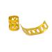 Dreadlocks Beads 50-Count Gold Aluminum Metal Cuffs for Women and Girls - Hair Braiding Accessories - Buy Online on GoSupps.com