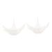 Frcolor 2st stand for yoga balls soft toy orchanizer cuddly toys for children toys potato basket plush doll equipment organizer household toy basket fitness cotton white