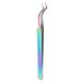 Stainless Steel Eyelash Tweezers False Eyelash Grafting Tweezers Professional Portable Tweezers Precise Clamp Eyelash Extension Tool for Eyelash Transplantation (Upgrade Tweezers)