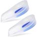 Heel Cushion Pads - Silicone Shock Absorption Thick Protectors for Men | Achilles Treatment & Cracked Heels - Small Transparent - Buy Online on GoSupps.com
