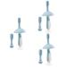 Minkissy 3 sets toothbrush toothbrush for children toothbrush children toothbrush training toothbrush toothbrush teeth clean milk teeth accessories adjust or