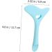 Angoily Eyeliner Aid Silicone Molds Eyeshadow Multipurpose Tool Eyeliner Applicator Tool Eyelash Spoon 11.7X5.9CM Blue - Buy Online on GoSupps.com