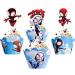 12 Pcs Spider and His Friends Cupcake Decorations Double Sided Toppers and Wrappers Superhero Decorations Boys and Girls Birthday Party Supplies - Buy Online on GoSupps.com