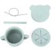 Collective Parallel Toddler Snack & Sippy Cup 2-in-1 | BPA Free | 9oz | Blue - Buy Online on GoSupps.com