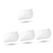 NOLITOY 4 Pairs Inner Height Increasing Insole Silicone Gel Silicone Heel Protectors Car Essential Oil Diffuser Foot Reinforcer Height Increasing Pads Sebs White Sock Men and Women Elastic