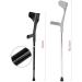 COKVBSKZ LRVTREC Forearm Crutches Adjustable Crutches Forearm Crutches Handles Multifunctional Shock Absorption Rehabilitation for The Elderly Lightweight Arm Crutch (Color : White) - Buy Online on GoSupps.com