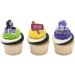 Bettle Juice 24 count Cupcake Toppers Rings Decorations - Buy Online on GoSupps.com