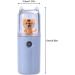 rongweiwang Mist Facial Sprayer Travel 30ml USB Rechargeable Humidifier Personal Moisturizing Hydrating Misting Instrument Face Nebulizer Blue - Buy Online on GoSupps.com