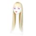 Women's 22 Long Straight Clip-In Synthetic Hair Extensions with Bangs - Thinning Hair Solution in 613# Golden Blonde - International Shipping - Buy Online on GoSupps.com