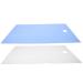 Ververt Touch treatment tablecloth beauty salon bed linen breathable oil-resistant for wellness studios massage cover with hole for the face white-blue waterproof