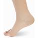 Leotruny Open Toe Thigh High Compression Stockings - 20-30 mmHg Support - Beige, Large (1 Pair) - Buy Online on GoSupps.com