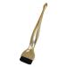 HONMEET Plastic Artificial Fiber Foundation Makeup Brush with Spoon Makeup Brush for Foundation Portable Makeup Brush Portable Foundation Liquid Brush 16.20X3.50X1.20CM Golden