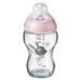 Tommee Tippee Closer to Nature Glass Baby Bottle - 250ml Slow Flow Breast-Like Teat with Anti-Colic Valve Colors May Vary - Buy Online Internationally - Buy Online on GoSupps.com