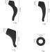 Uonlytech 72 Couples Non-Slip Silicone Ear Anti-Slip Holder for Schnapps Glass - Adjustable Brass Glass Bracket - Buy Online on GoSupps.com