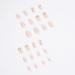 Kamize Square Bling Gradient Pink Fake Nails - 24PCS Full Cover Acrylic False Nails for Women - Buy Online on GoSupps.com