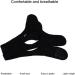 Adults Soft Snore Chin Strap - Triangular Mesh Cloth Snoring Belt (Black) - Buy Online on GoSupps.com