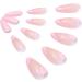 French False Nails Pink Heart Press on Nails Ballerina Acrylic Stick on Nails Almond Fake Nails 24pcs for Women and Girls (Color : Pink Size : Hearts) - Buy Online on GoSupps.com