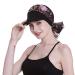 Newsboy Cap for Women Chemo Headwear with Scarfs Gifts Hair Loss Available All Year Black