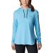 Columbia Women's Sun Trek Hooded Pullover Vista Blue Heather X-Large