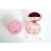 Contact lens case storage container case set mirror motif biscuit pink NEW