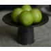 Fruit Bowl Salad Bowl Round Ceramic High-Footed Fruit Plate Snack Dessert Plate Seasoning Plate Tea Plate Dinner Plate Kitchen Storage Plate Fruit Bowl for Kitchen Counter (Color : Black) (White) - Buy Online on GoSupps.com