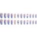 24Pcs/Set Press On Nails Blue gradient cloud pearl bow long fake nails Acrylic Fake Nails Full Cover Nails Tips Artificial Finger Manicure Press on nails for Women and Girls - Buy Online on GoSupps.com
