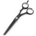 Hair Cutting Scissors 5.5 Inch Professional Japan 440c Black Hair Cutting Scissors Haircut Thinning Barber Haircutting Shears Hairdresser Scissors Set - Buy Online on GoSupps.com