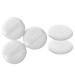 Beaupretty 5pcs Loose Powder Puff Simple Powder Puffs Dry Sponge Cosmetic Facial Pads Small Cosmetic Puff Sponge Applicator Makeup Pad Beauty Velvet Girl Makeup Tools Woman White