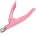Pink Nail Art Clipper Professional False Tip Cutting Manicure ToolsDurable and Fashion - Buy Online on GoSupps.com