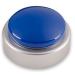 Extra Large Talking Button Clock - for The Blind, Elderly or Visually impaired Blue