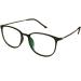 Koosufa Classic Retro Glasses Frames - Ultra Light TR90 Thin Nerd Frames for Men & Women - Large Panto Style with Case - Stylish Green - Buy Online on GoSupps.com