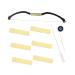 1 Set Arch Embroidery Eyebrow Ruler Brow Template Eyebrow Shaping Kit Level Ruler Alloy