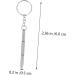 Doitool 10-Part Portable Screwdriver Set | Keychain Tool for Glasses Care & Repair - Perfect for Nose Pads & Tiny Screws - Buy Online on GoSupps.com