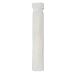 Premium hose heat bottle with a cozy teddy fur cover heat bottle bed bottle.77cm X13cm BS1970: 2012 certified - T V Rheinland tested (white)