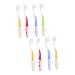 Frcolor 8 STK toothbrushes with bristle tools for oral care Insulation toothbrush children toothbrush toothbrushes for children toothbrush baby toothbrush slippery toothbrushes gently