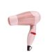 1000Watt Compact Hair Dryer with Folding Handle Worldwide Travel Hair Dryerfolding Handle Pink