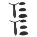 Beavorty 2 Sets Eye Shadow Stamp Makeup Stamp Eye Shadow Makeup Tool Useul Eyeshadow Stamp The Lazy Seal 1 count (Pack of 1) Blackx2pcs