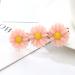 Uonlytech 10pcs Daisy Flower Hair Clips - Beach Wedding Hair Accessories for Women - Pink Hawaii Flower Barrettes - Buy Online on GoSupps.com
